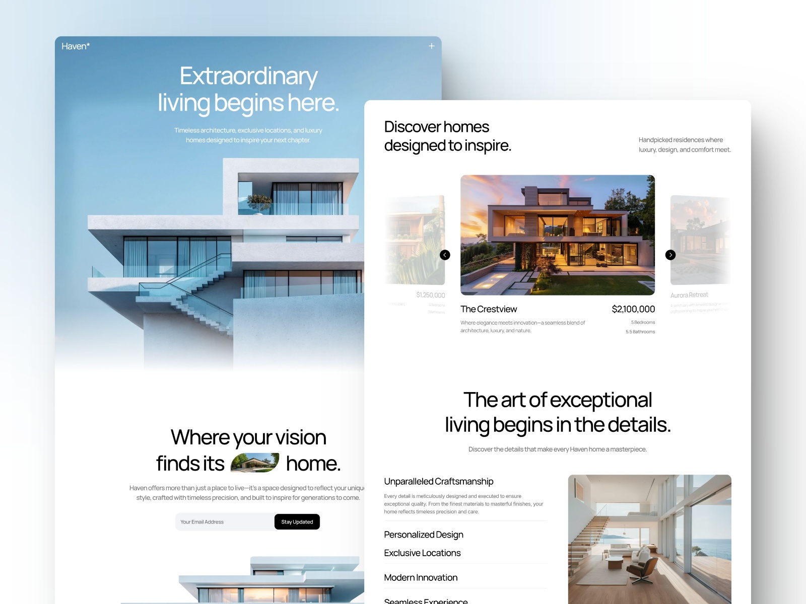 Haven — Real Estate Template