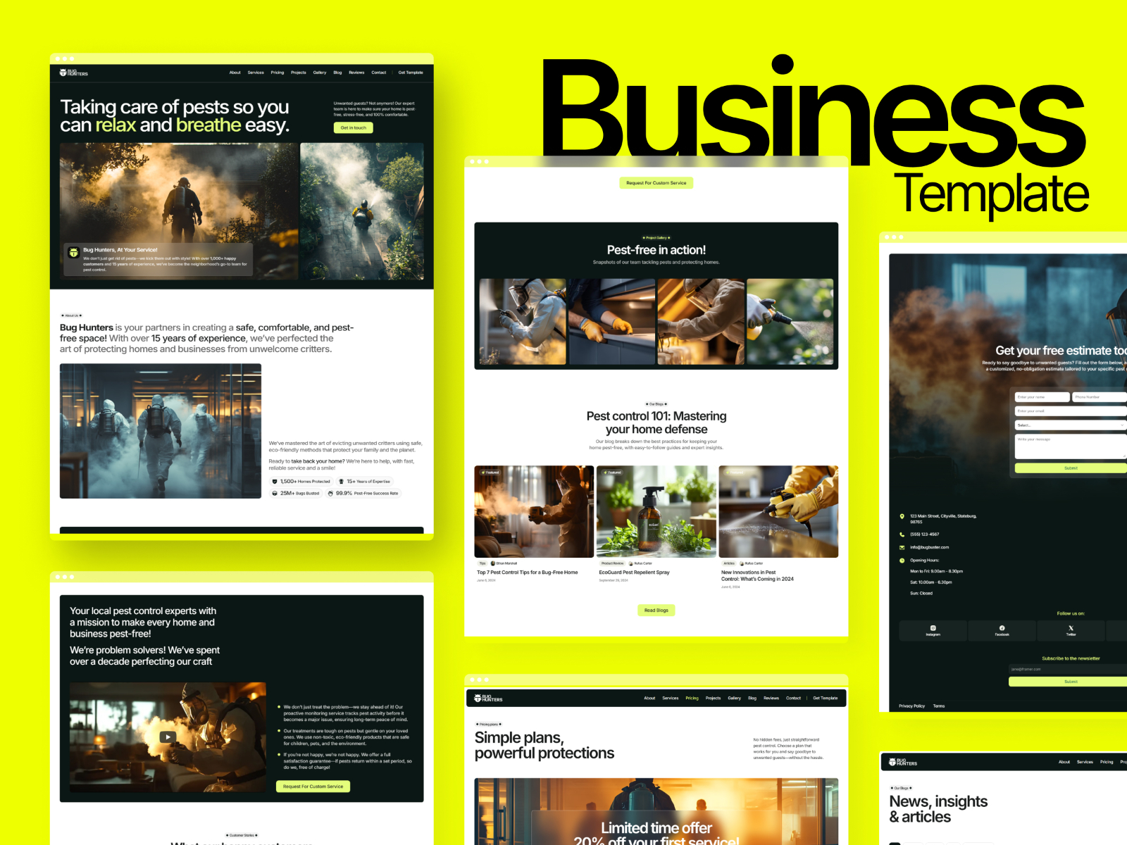 ServiceHUB — Local Business Services Template